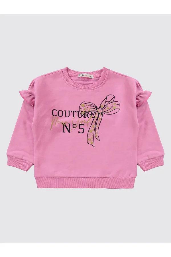 Girls Tracksuit Set 2-5 Years Old Peony Pink - Package