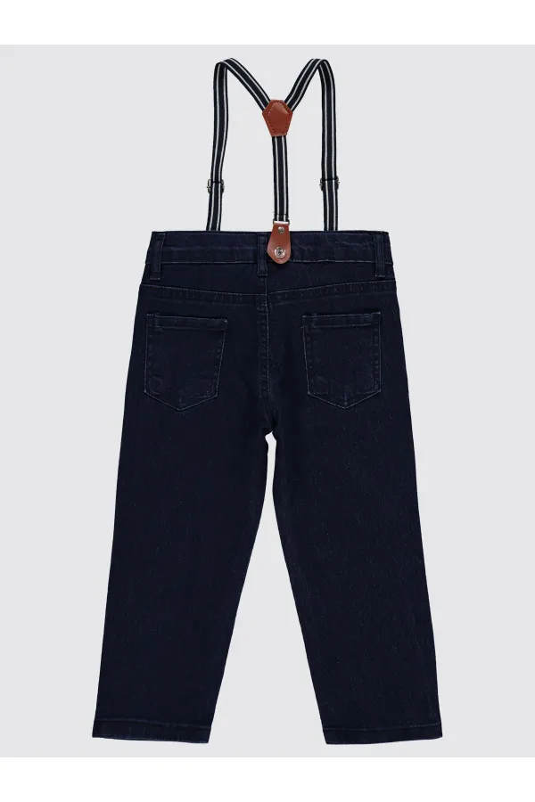 Erkek Çocuk Pantolon 2-5 Yaş Koyu Mavi - Paket