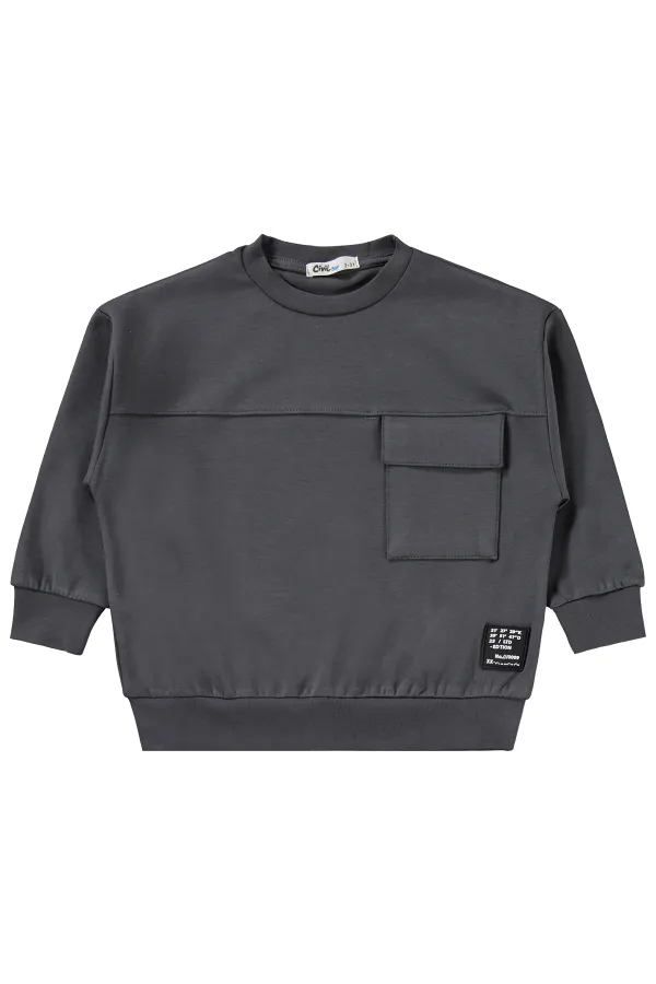 Ensemble de survêtement pour garçon, 2-5 ans, anthracite - Emballage