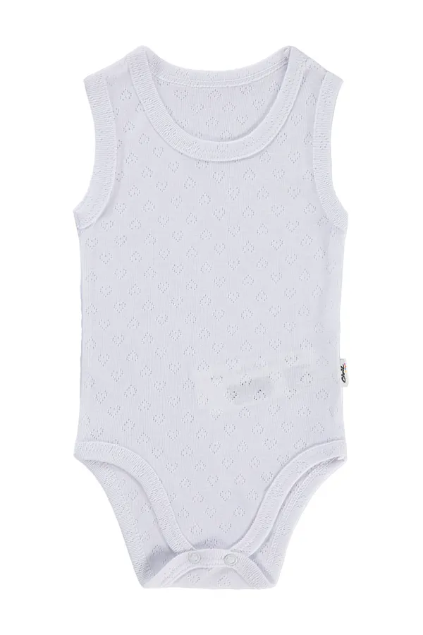 Body bébé à boutons-pression 0-24 mois Blanc optique - Emballage