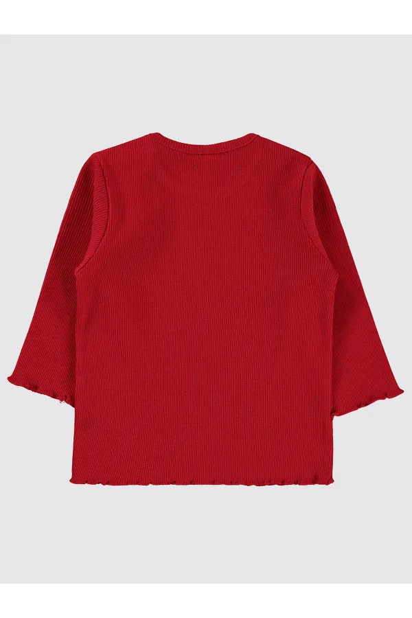 Bebek Sweatshirt 0-24 Ay Kırmızı - Paket Civil