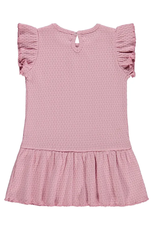 Girls' Jumpsuit and Dress, Ages 2-5, Dark Pink - Package