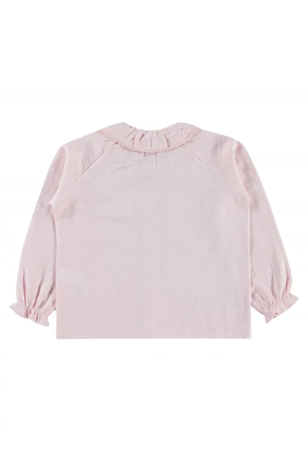 Kız Çocuk Gömlek 6-9 Yaş Pembe - Paket