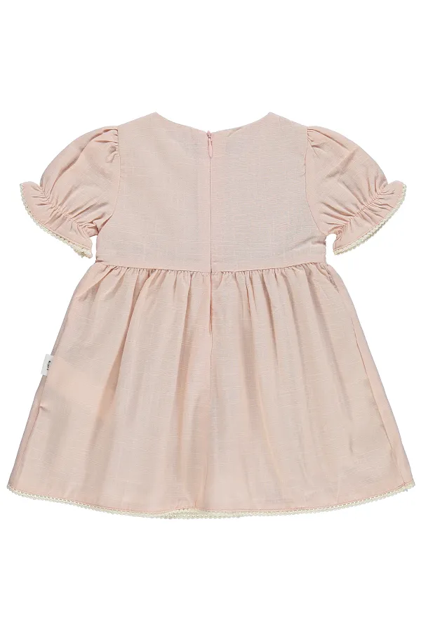 Combinaison et robe bébé 0-24 mois rose poudré - Pack