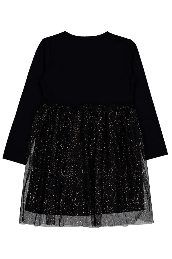 Girl's Vest and Dress 6-9 Years Old Black - Package