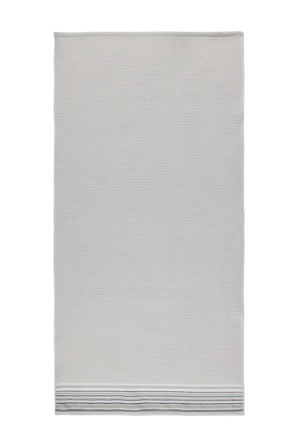 Serviette de bain garçon, 6-9 ans, couleur pierre - Lot