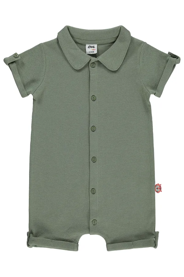 Barboteuse bébé 0-24 mois kaki clair - Emballage