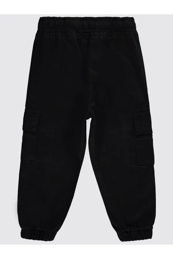 Boy's Trousers 2-5 Years Old Black - Pack
