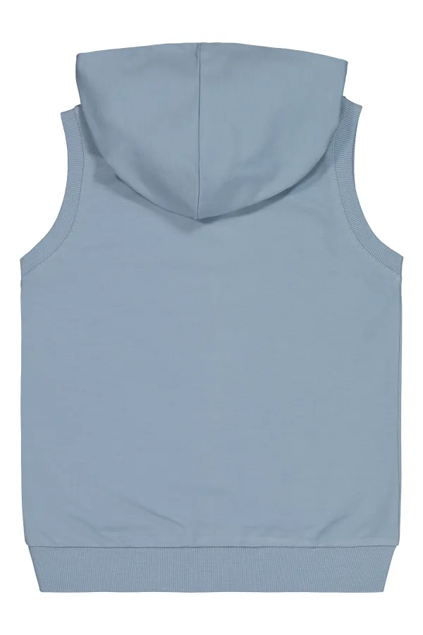 Kız Çocuk Yelek 6-9 Yaş Mavi - Paket