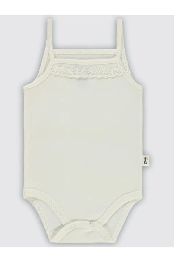 Baby Snap Bodysuit 3-6-9 Months Ecru - Package