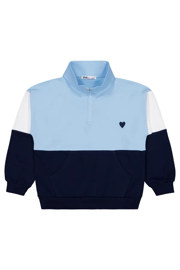 Survêtement bleu pour filles de 6 à 9 ans - Emballage