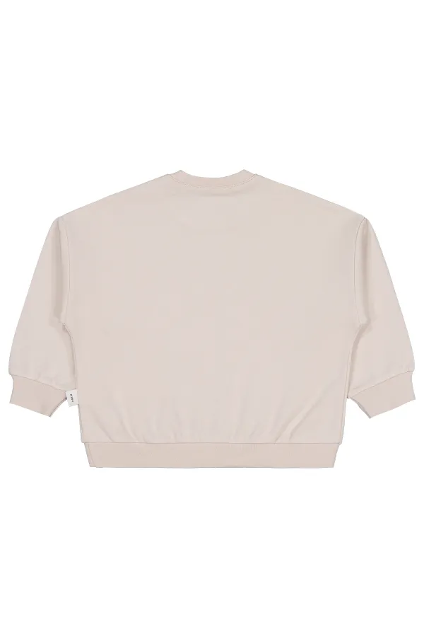 Bebek Sweatshirt 0-24 Ay Taş Rengi - Paket