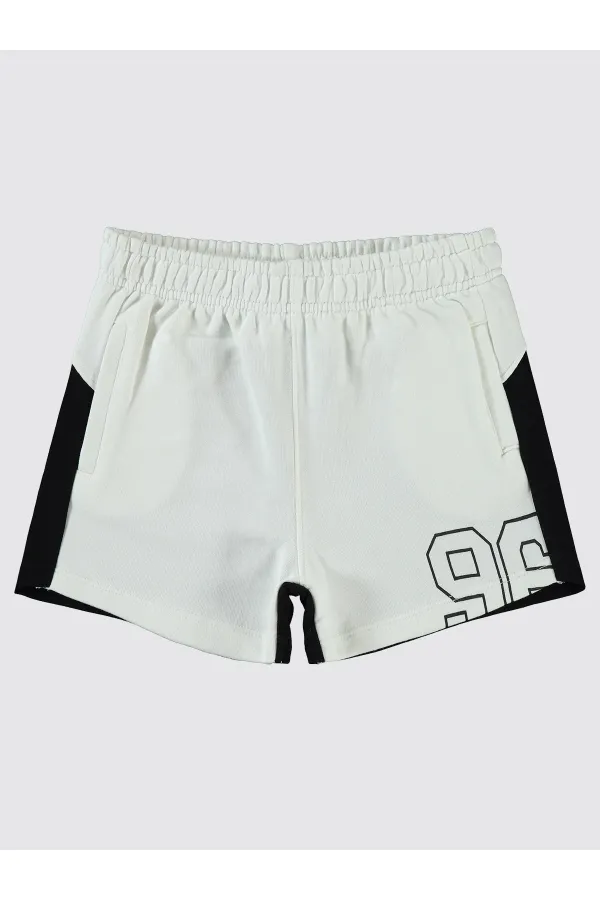 Kız Çocuk Şort 10-13 Yaş Siyah - Paket