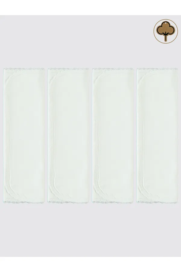 Bebek Ağız Bezi ve Mendili 0-24 Ay Ekru - Paket