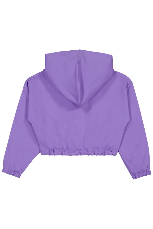 Girl's Sweatshirt 6-9 Years Purple - Package