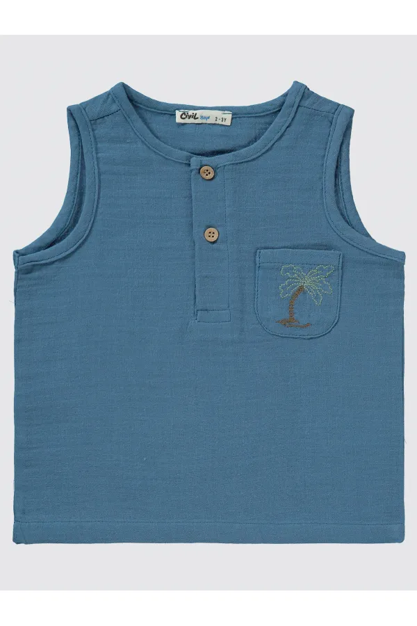 Erkek Çocuk Takım 2-5 Yaş İndigo - Paket