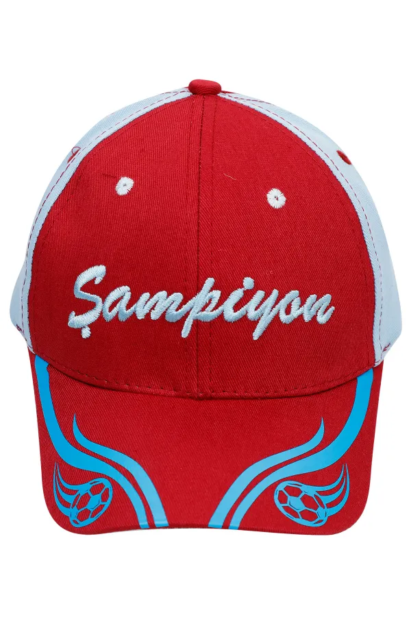 Chapeau et béret garçon 6-9 ans rouge bordeaux - Ensemble