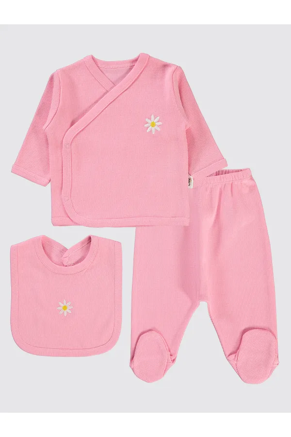 Baby Bodysuit Sets 0-24 Months Pink - Package