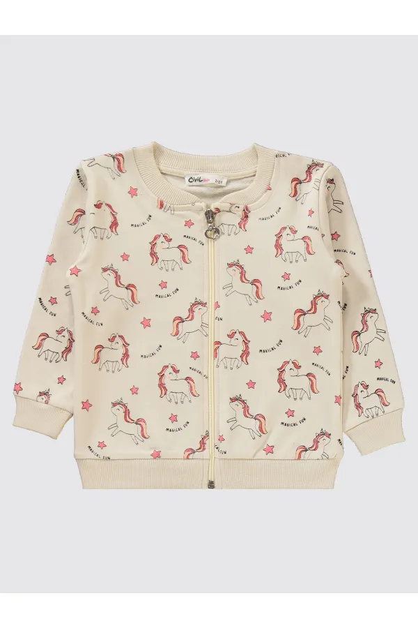 Kız Çocuk Eşofman Takımı 2-5 Yaş FilDişi - Paket