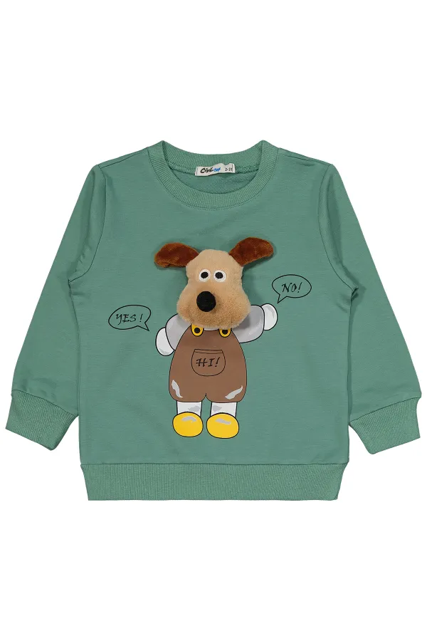 Boys Tracksuit Set 2-5 Years Old Khaki - Package