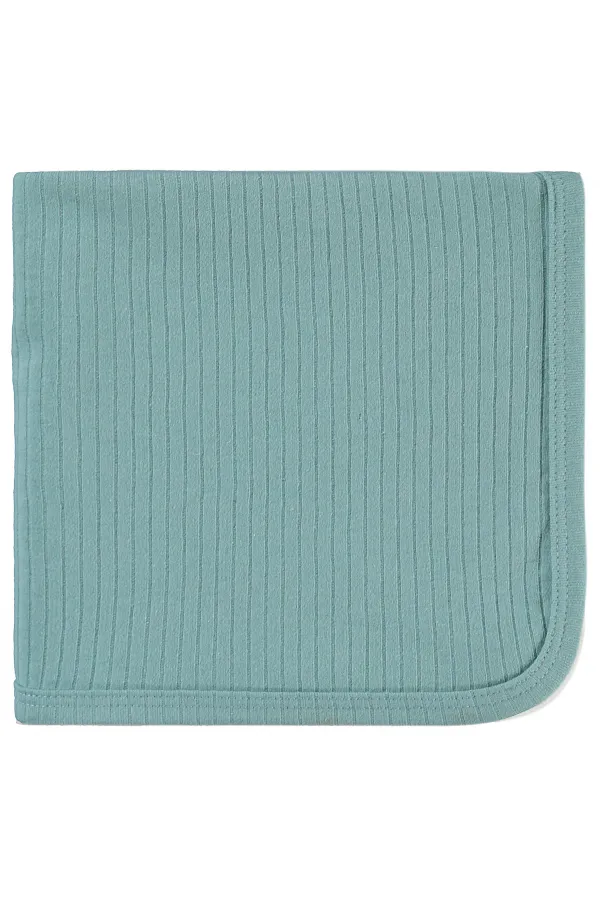 Ensemble couverture et lange pour bébé 0-24 mois, vert clair - Emballage