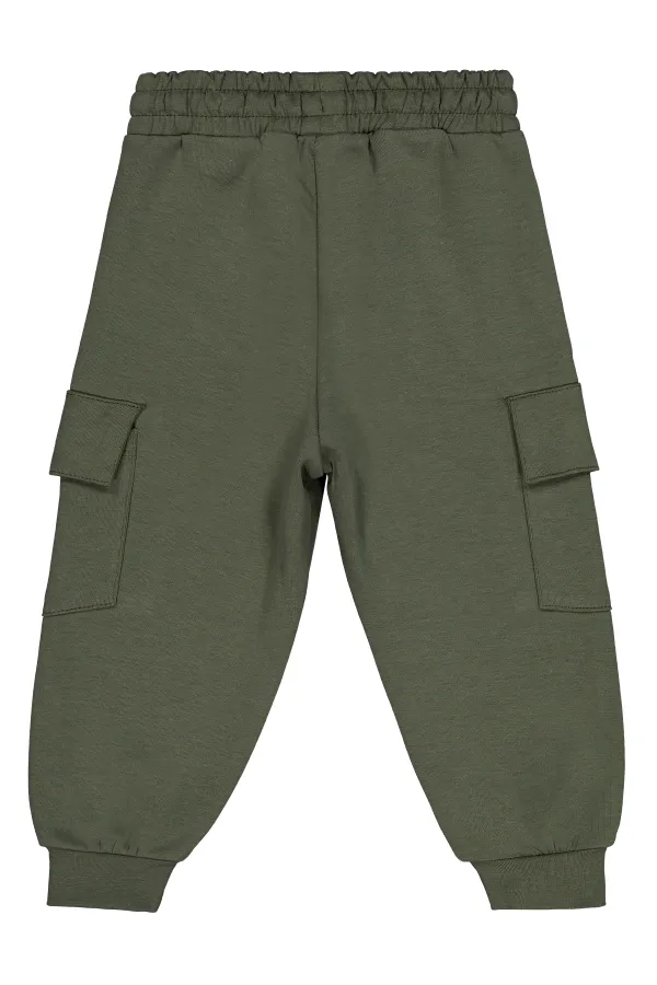 Erkek Çocuk Eşofman Altı 2-5 Yaş Koyu Haki - Paket