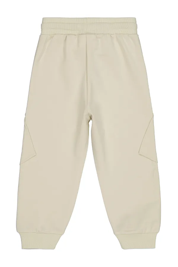 Erkek Çocuk Eşofman Altı 2-5 Yaş Bej - Paket