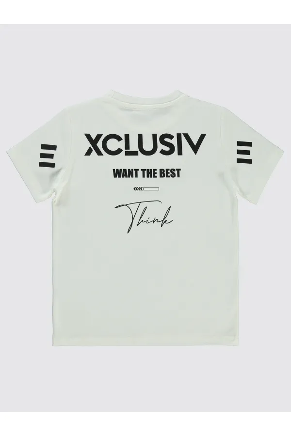 Lot de T-shirts blancs pour garçon de 6 à 9 ans