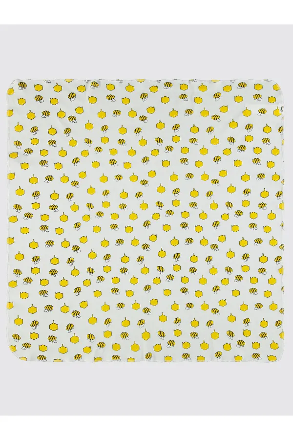 Couverture et lange pour bébé 0-24 mois écru - Emballage