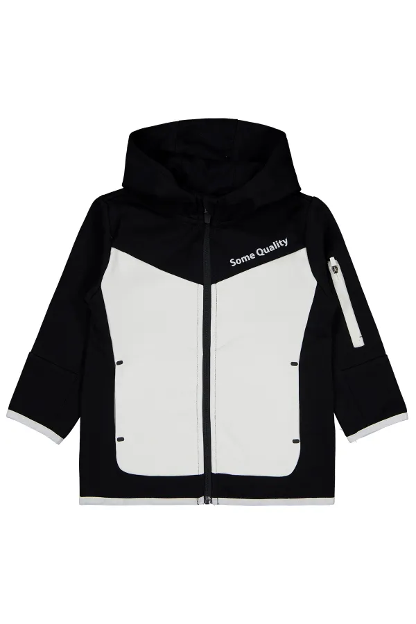 Erkek Çocuk Hırka 2-5 Yaş Siyah - Paket