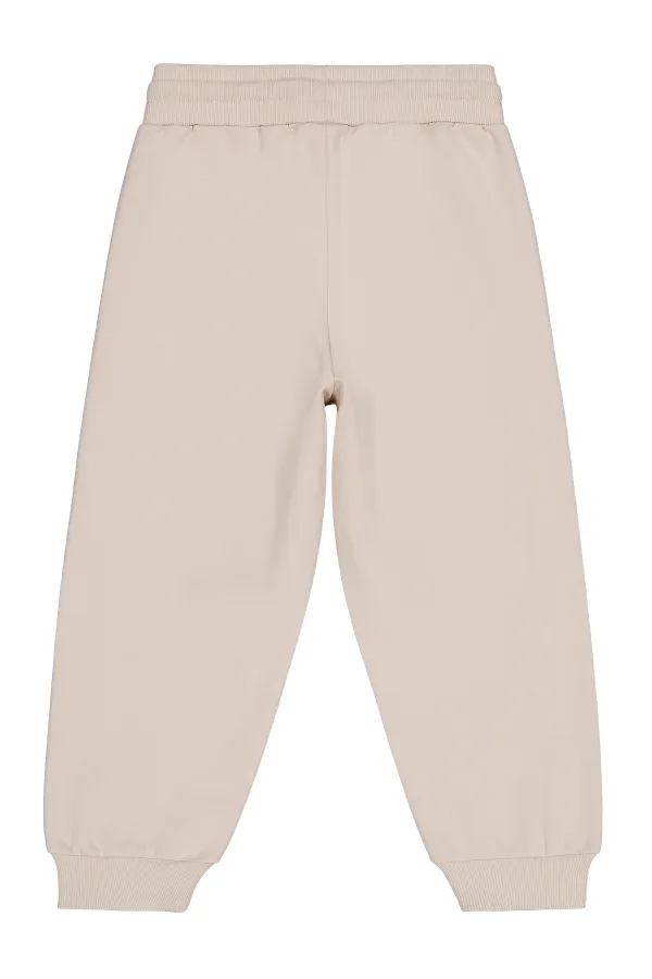 Erkek Çocuk Eşofman Altı 10-13 Yaş Bej - Paket