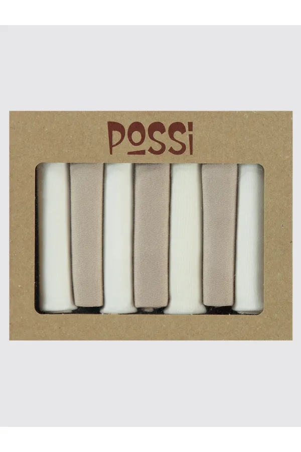 Bebek Ağız Bezi ve Mendili 0-24 Ay Bej - Paket