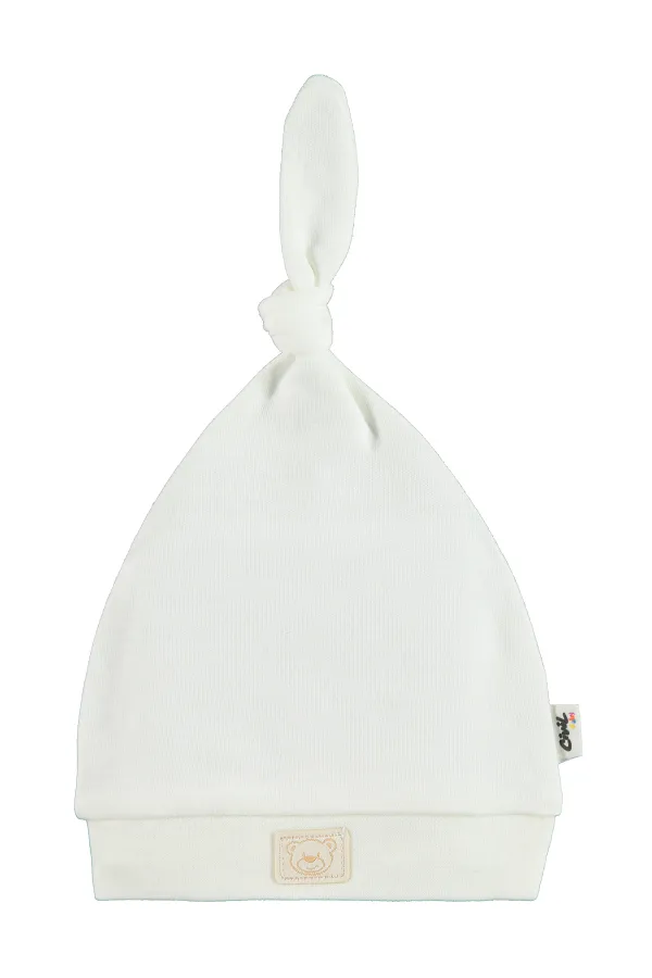 Ensemble bonnet et chapeau bébé 0-24 mois écru - Lot