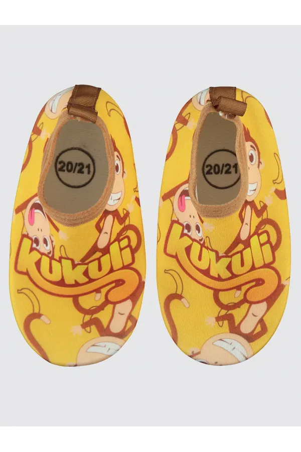 Chaussures de plage garçon pointures 21-25 moutarde - Lot