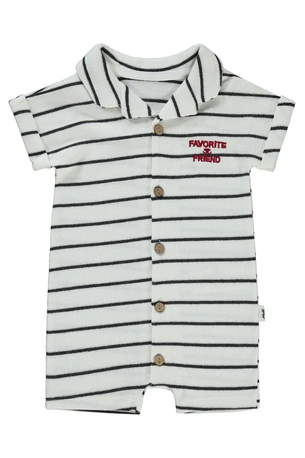 Grenouillères bébé 0-24 mois écru - Paquet