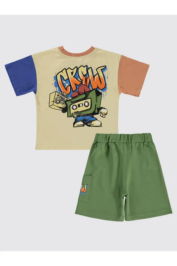 Boys Suit 2-5 Years Khaki - Package