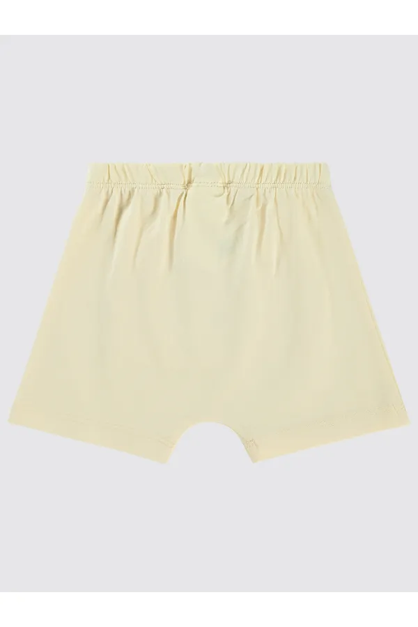 Bebek Şort 0-24 Ay Krem - Paket