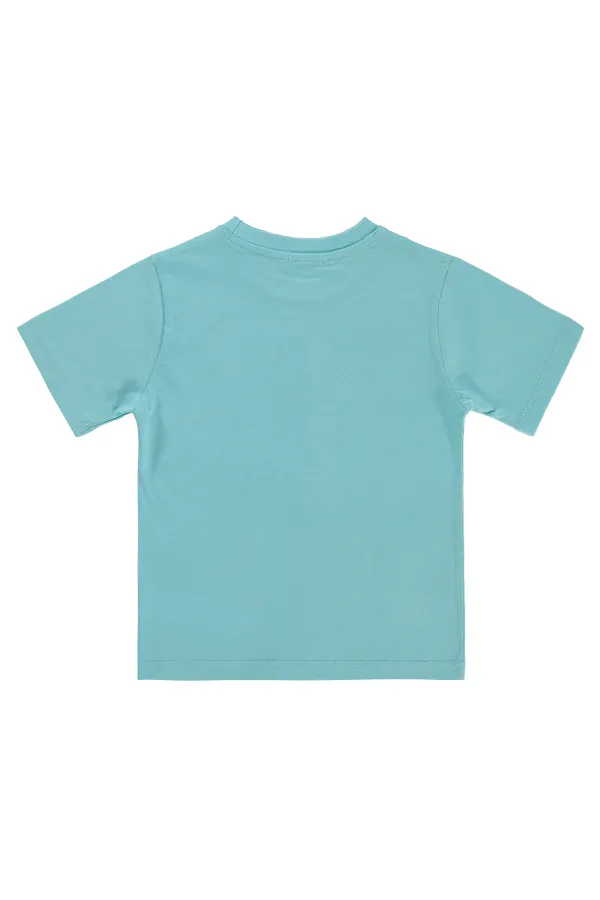 T-shirt garçon KM 2-5 ans Menthe foncée - Lot