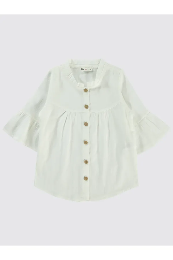 Girl's Shirt 6-9 Years White - Package