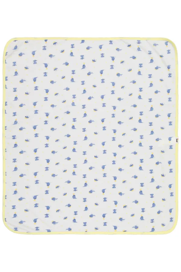 Couverture et lange pour bébé 0-24 mois blanc cassé - Emballage