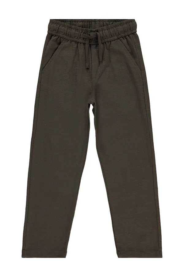 Boys' Trousers, Ages 10-13, Light Brown - Pack
