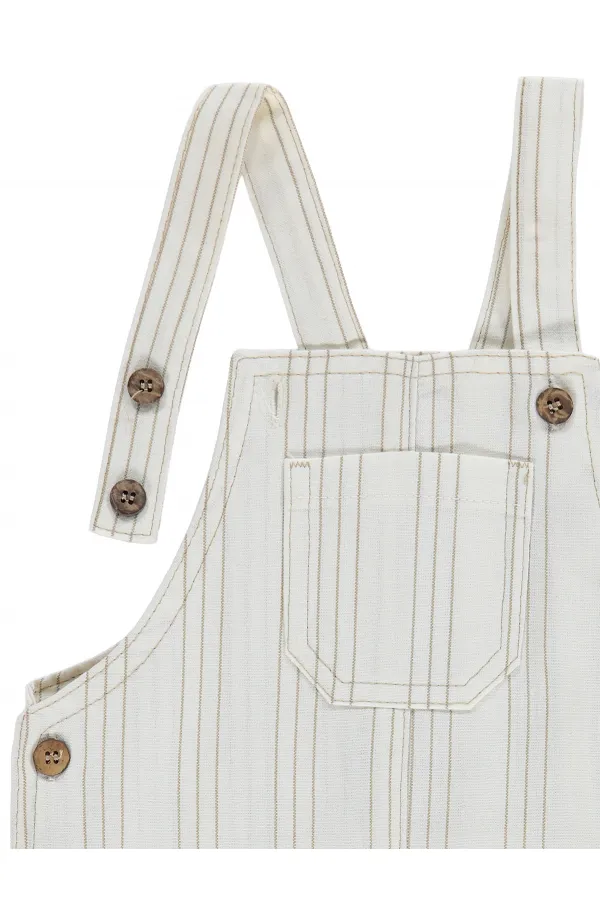 Boys' Overalls, Ages 2-5, Brown - Pack