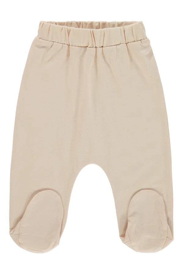Combinaison bébé simple pour bébé de 0 à 24 mois, couleur beige - Lot