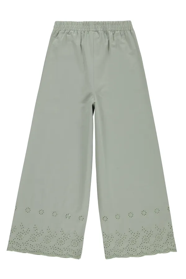 Kız Çocuk Pantolon 10-13 Yaş Çağla Yeşili - Paket