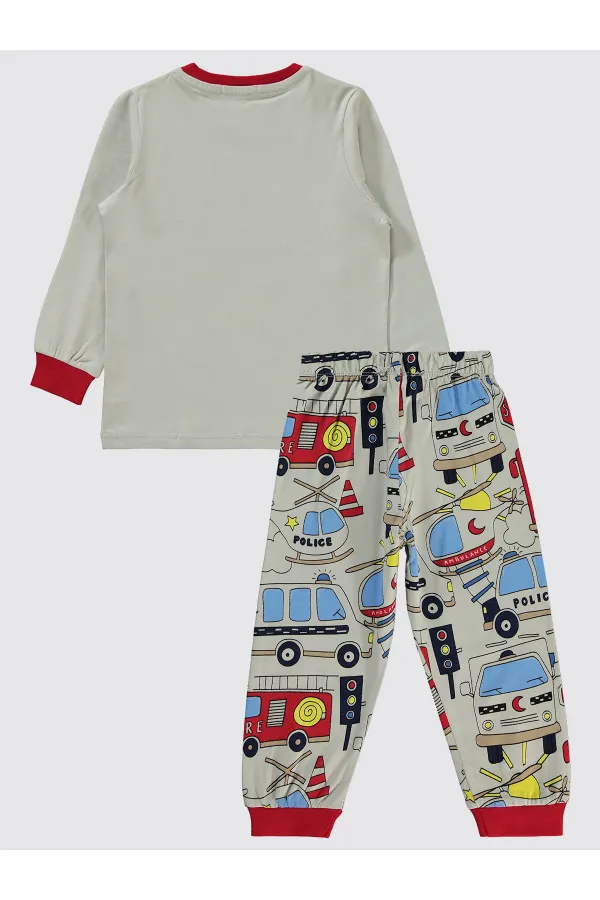 Ensemble pyjama garçon rouge 2-5 ans - Emballage