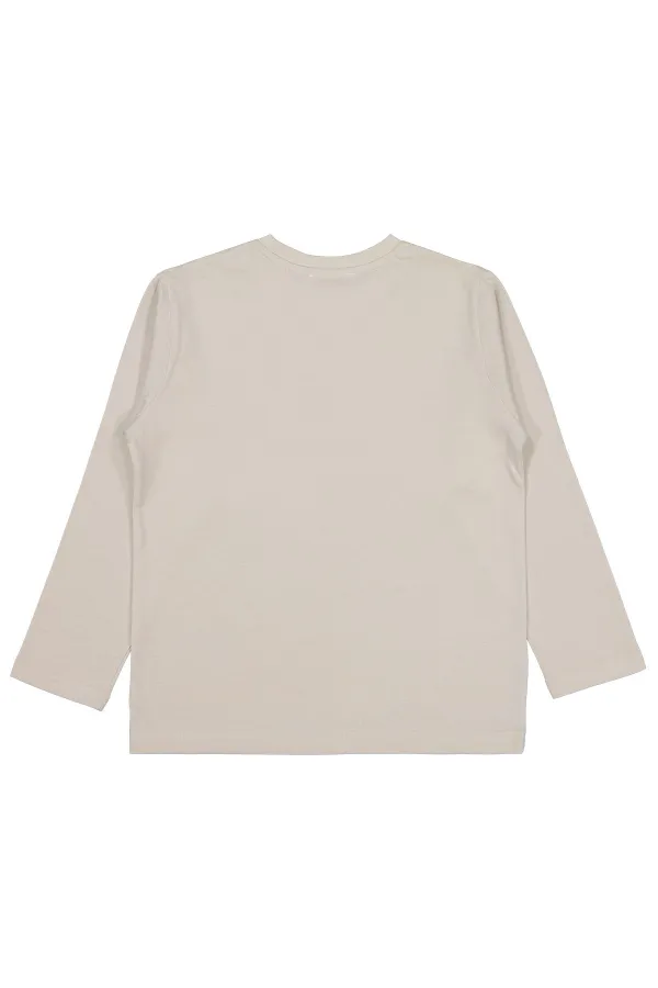 Boys Sweatshirt 10-13 Years Old Stone Color - Package