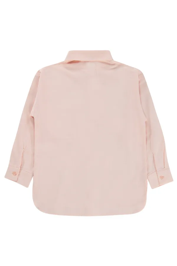 Girls' Shirt, Ages 6-9, Powder Pink - Pack