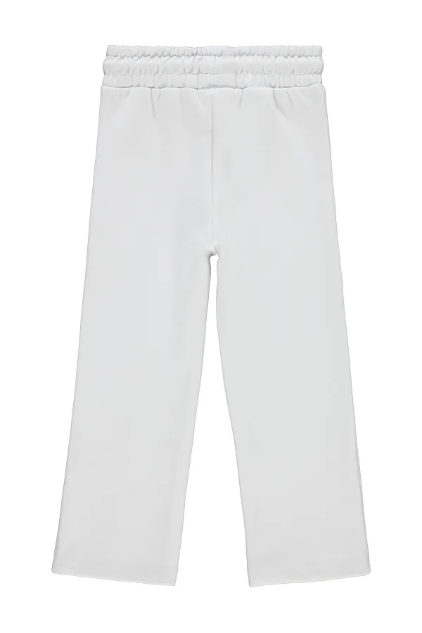 Bas de survêtement blanc pour fille (2-5 ans) - Lot