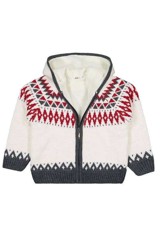 Kız Çocuk Hırka 6-9 Yaş Açık Bej - Paket