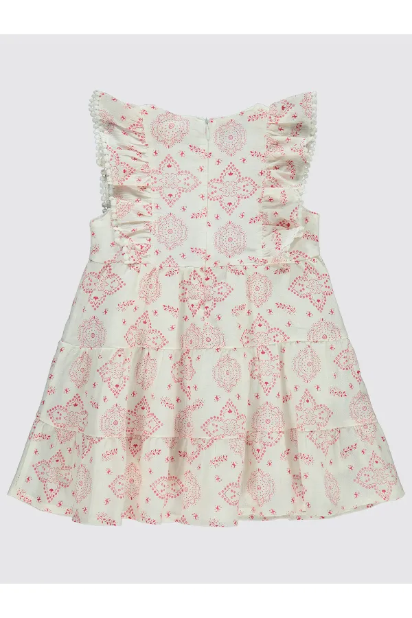 Ensemble robe et gilet rose pour fille de 2 à 5 ans - Paquet